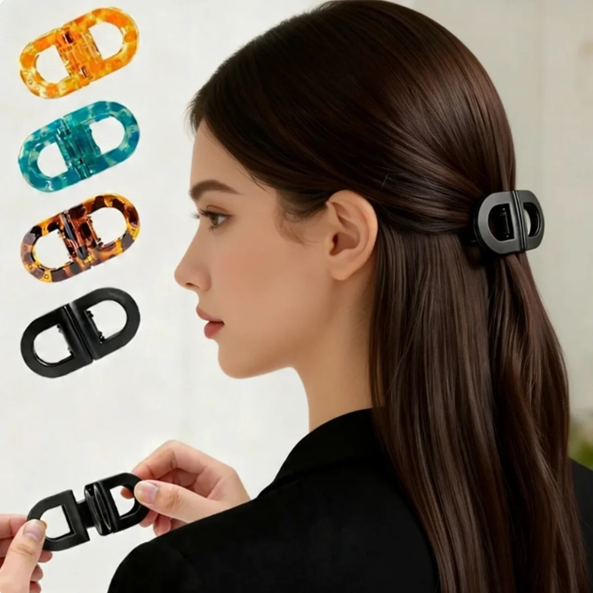 Magnetic Hair Clips Strong Hold Professional Salon Sectioning Clips Non-Slip Styling Clips for Women Girls Hairstyling Tools Set